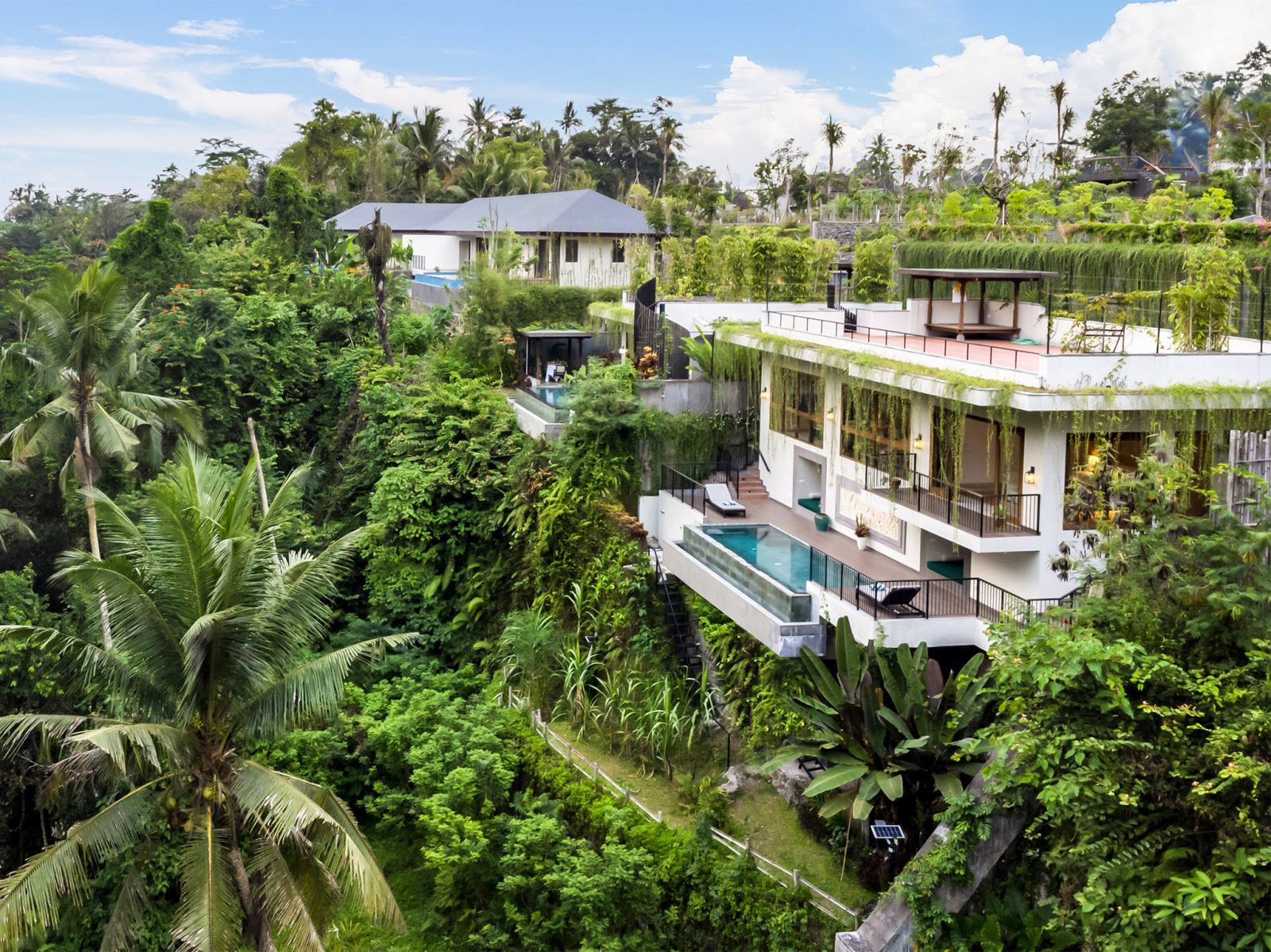 01 pala ubud villa batur modern tropical cliff top villa