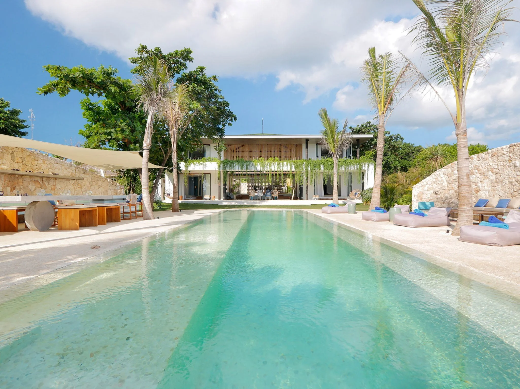 1. villa seascape swimming pool and the villa
