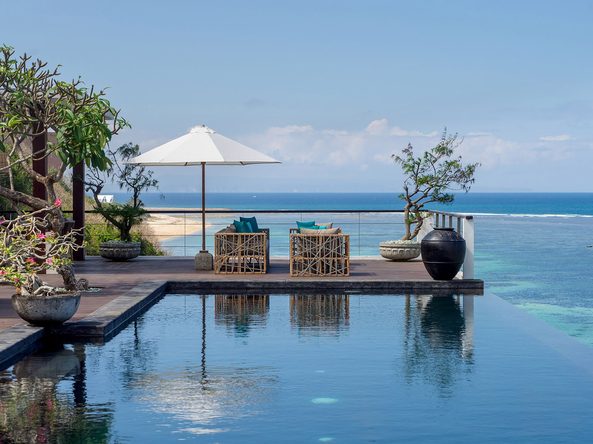 10. grand cliff nusa dua pool view