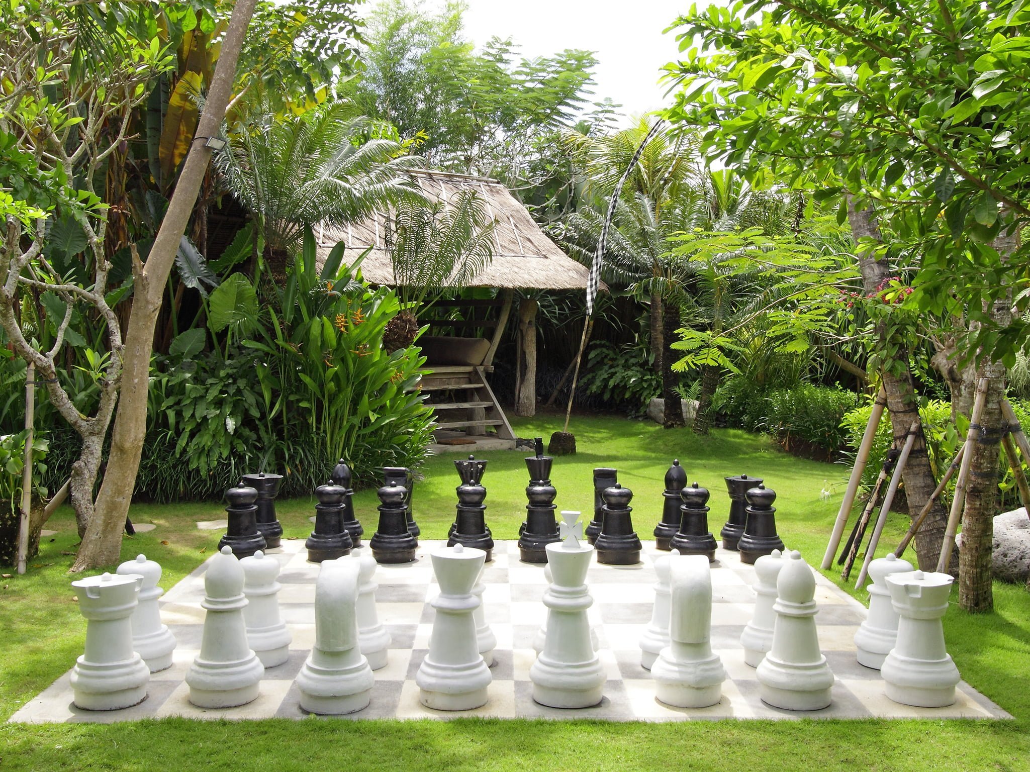 13. villa sarasvati garden chess