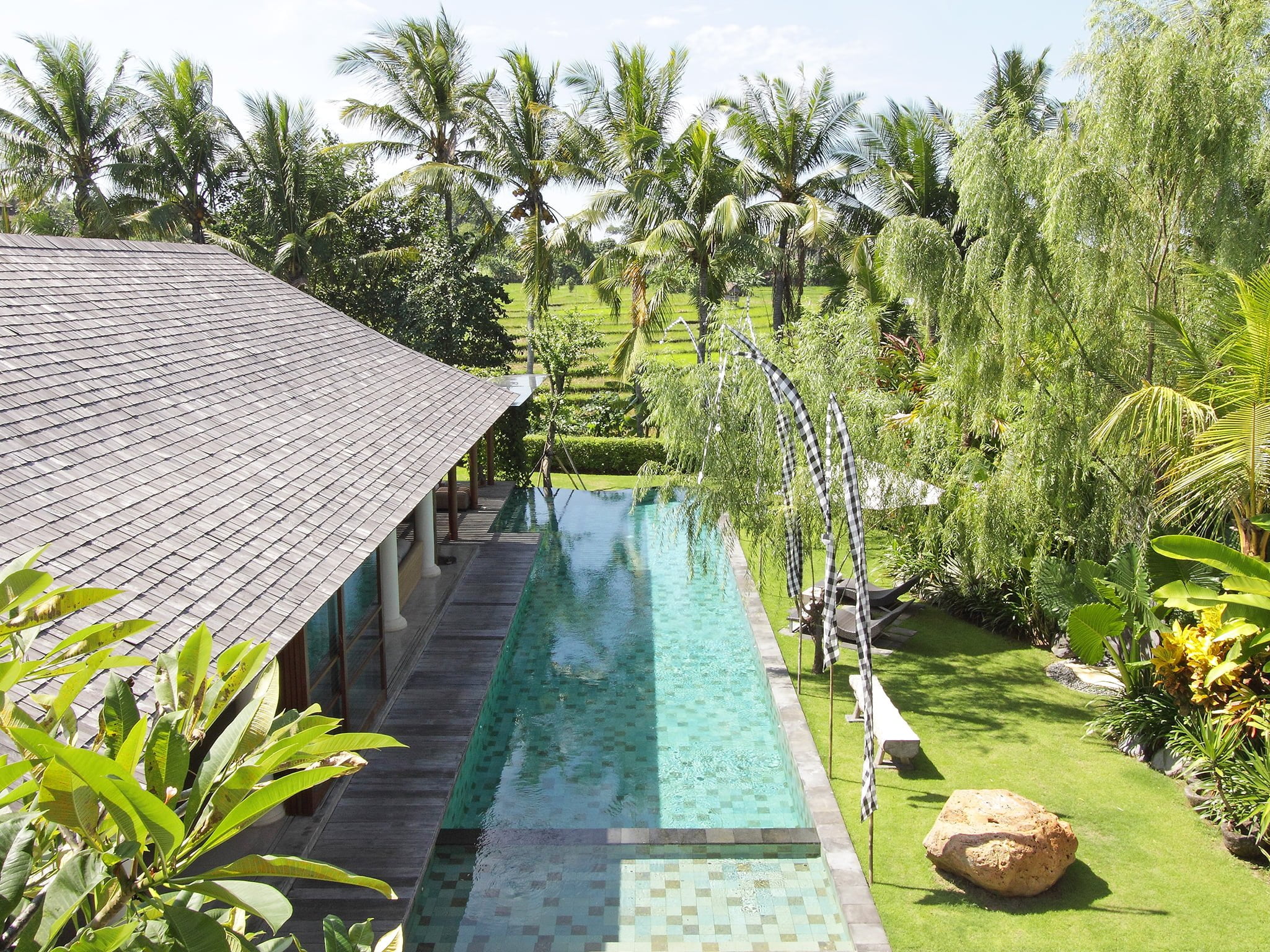 14. villa sarasvati semi aerial of pool