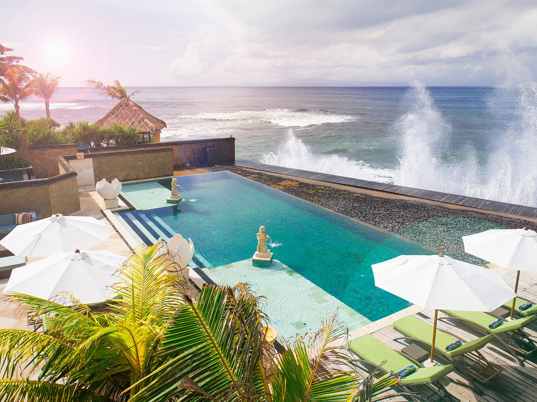 28. villa bayu gita beachfront pool and ocean