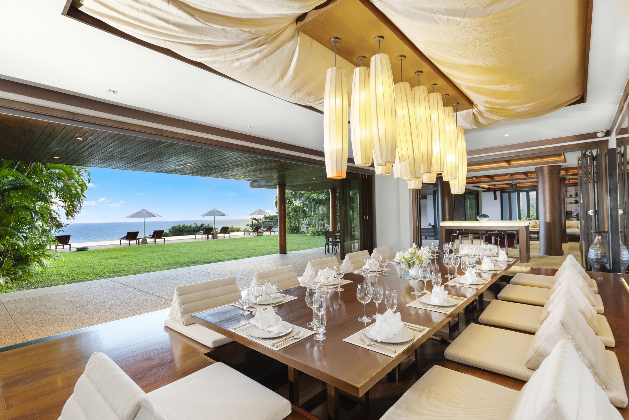 30 villa aye phuket japanese style dining area