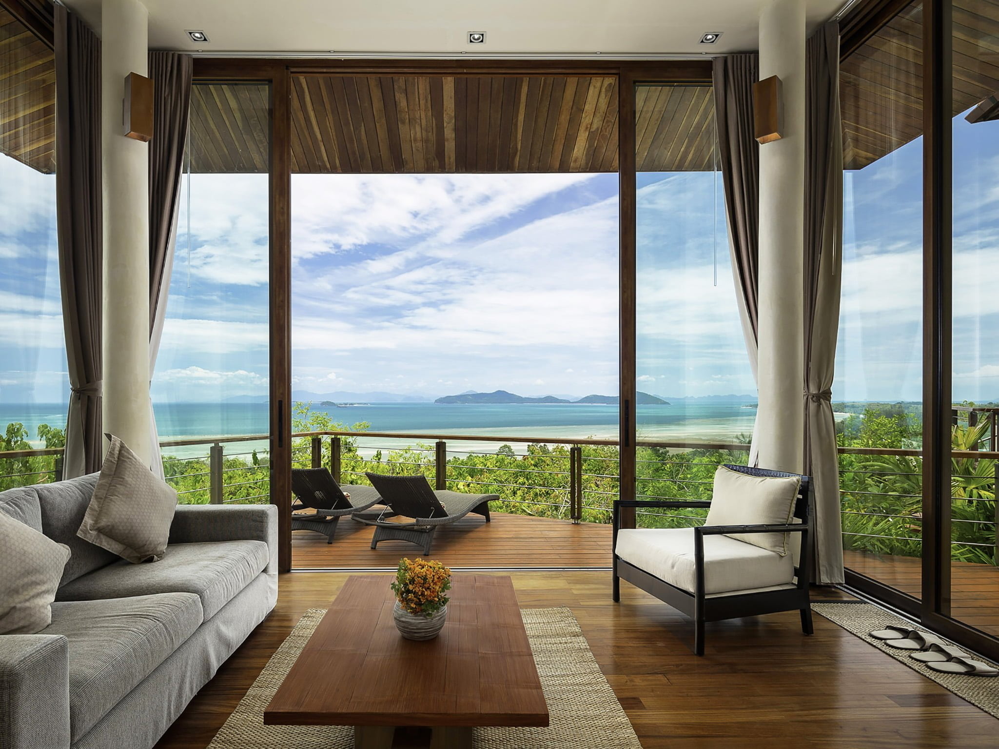 7. villa sila varee stunning view from master bedroom one living area