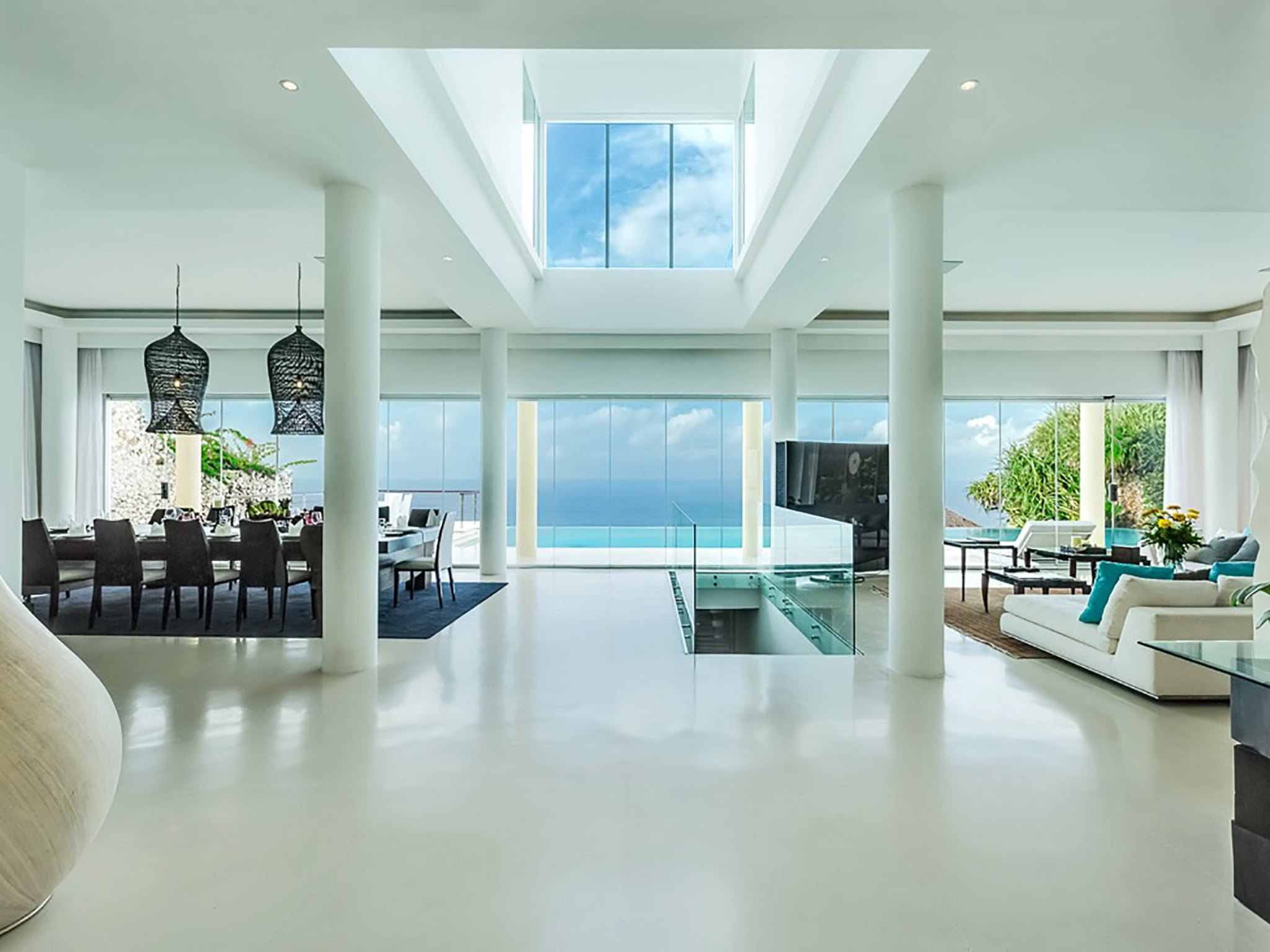 8. grand cliff front residence living room heart