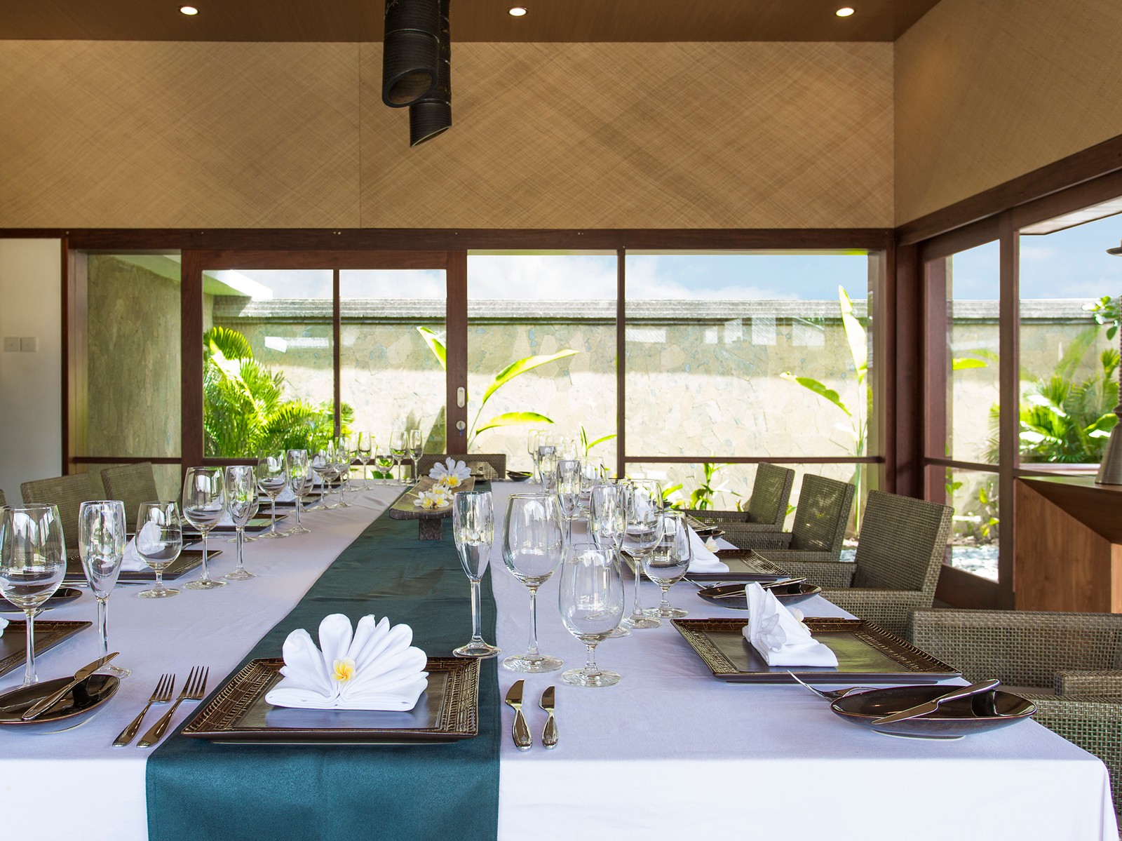 6. villa bayu gita beachfront indoor dining